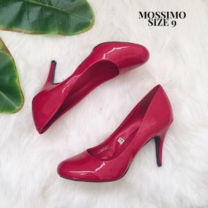 Mossimo Red Patent Leather Round Toe Pumps Size 9